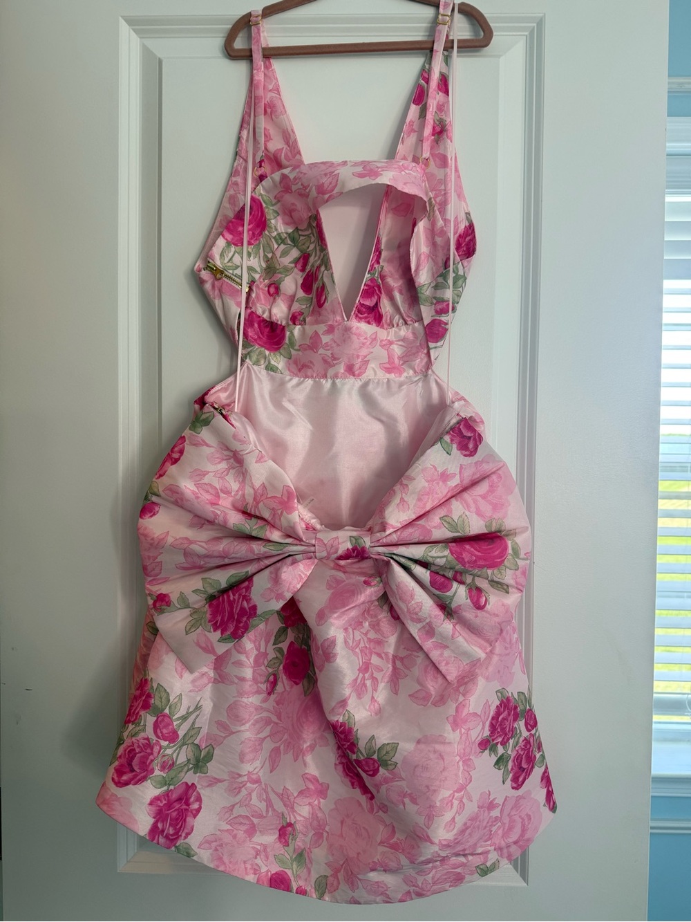 LoveShackFancy Pink Floral Till Dress Pink Ivy Dress - Picture 2 of 5
